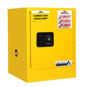 Flammable Cabinet Yellow 04 Gallon Bullman BMC0004Y