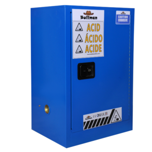 Acid/Corrosive Cabinet Blue 12 Gallon Bullman BMC0012B