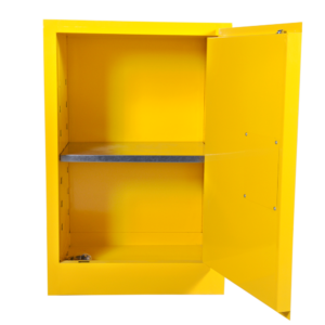 Flammable Cabinet Yellow 12 Gallon Bullman BMC0012Y