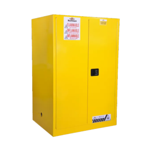 Flammable Cabinet Yellow 90 Gallon Bullman BMC0090Y