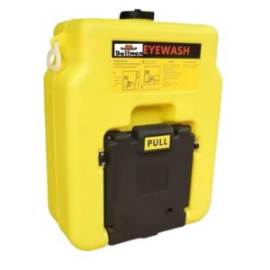 Yellow 16 Gallon Emergency Gravity Fed Eyewash Station