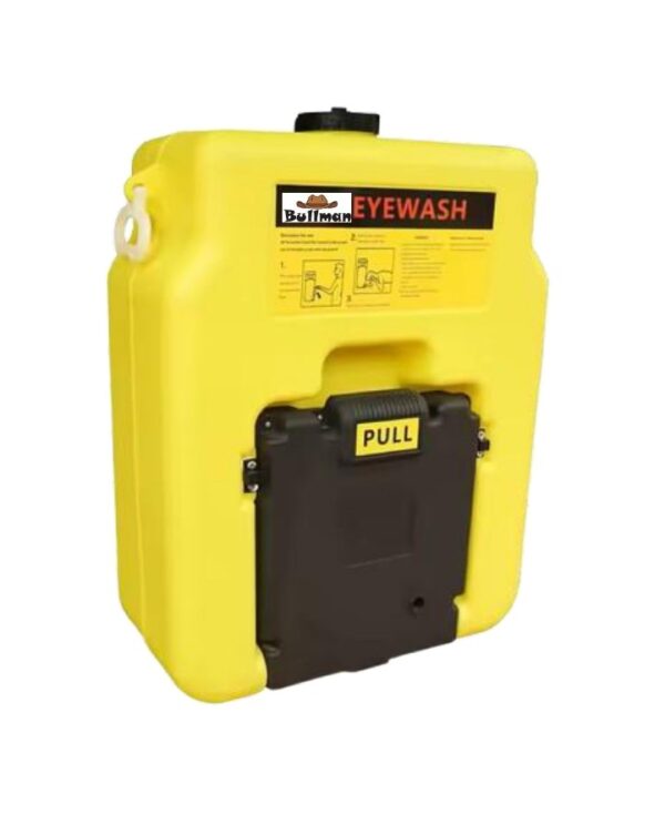 Yellow 16 Gallon Emergency Gravity Fed Eyewash Station
