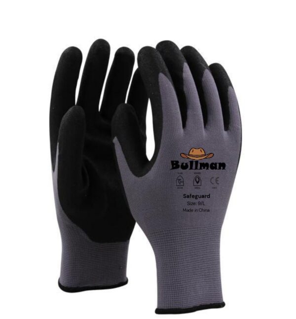 Nitril Coated Nylon Glove Safeguard