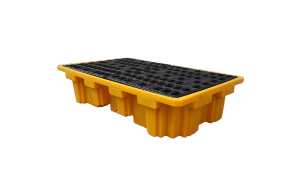 DOUBLE IBC SPILL PALLET WITH DRAIN - Image 2